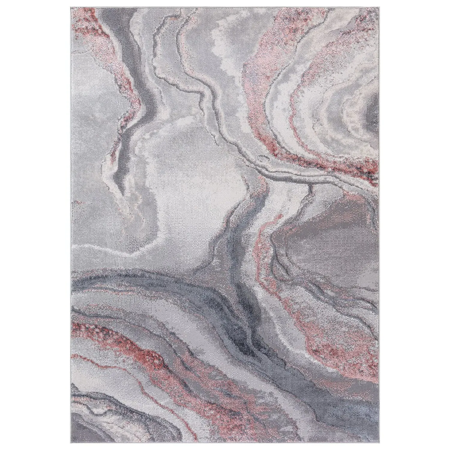Sunset Agate Rug - Grey