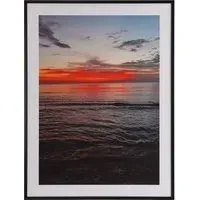 Sunset by the Sea Framed Print