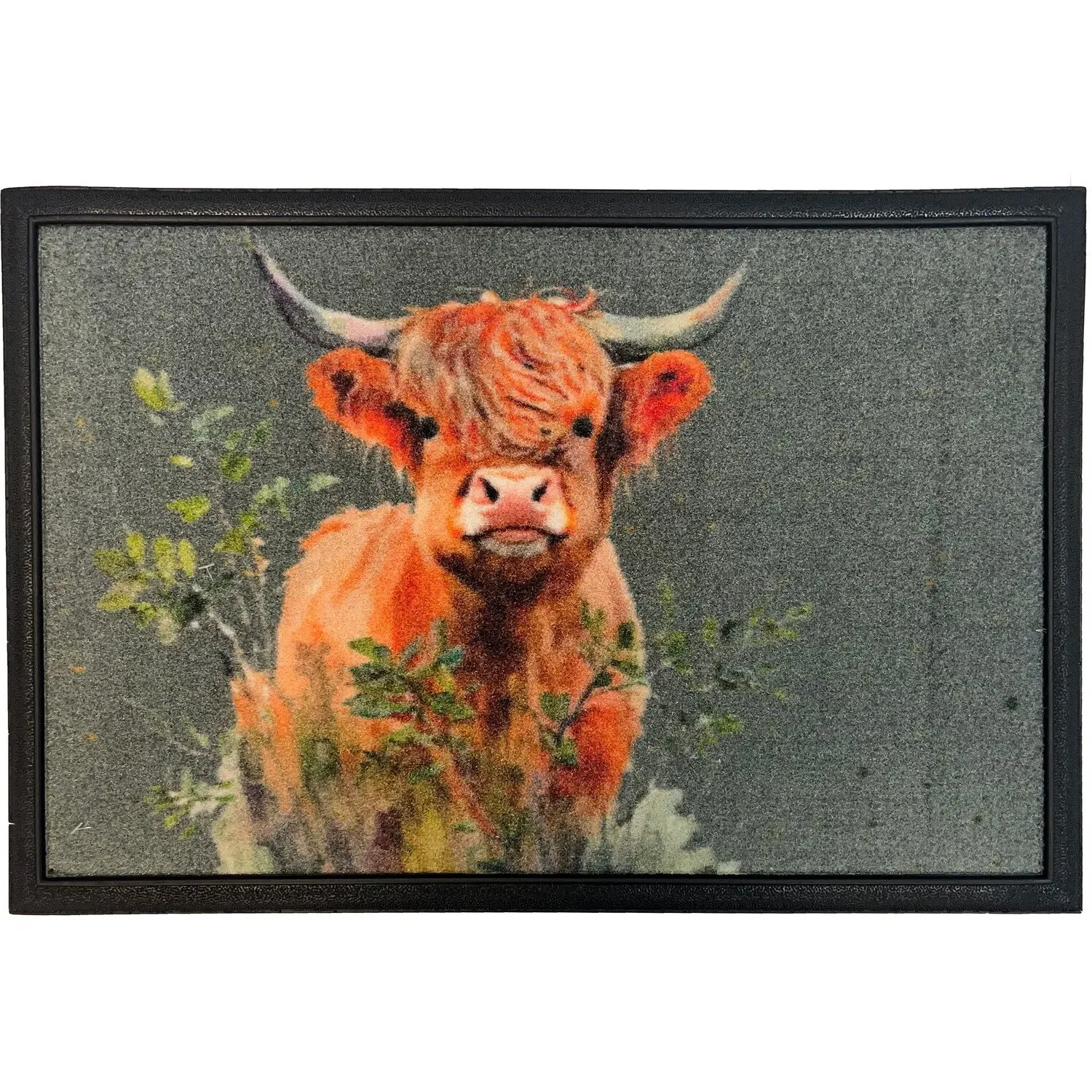 Super Absorbent Welcome Mat - Black image