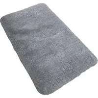 Supersoft Bath Mat - Silver, Polyester
