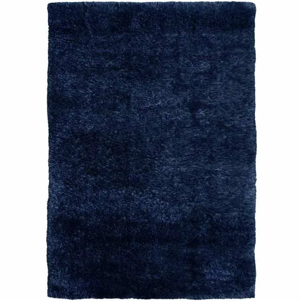 Supersoft Shaggy Rug 120x170cm - Deep Blue image