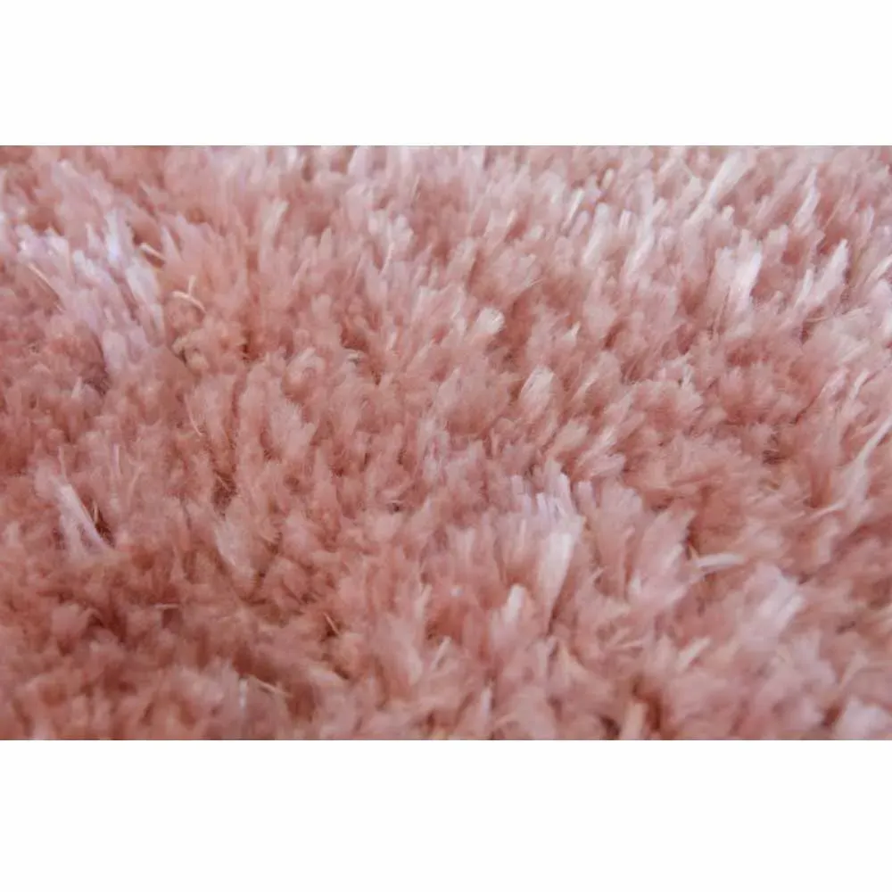Supersoft Shaggy Rug - Blush, Polyester