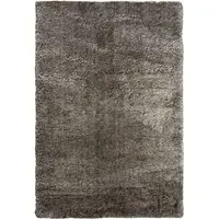 Supersoft Shaggy Rug - Grey, Polyester