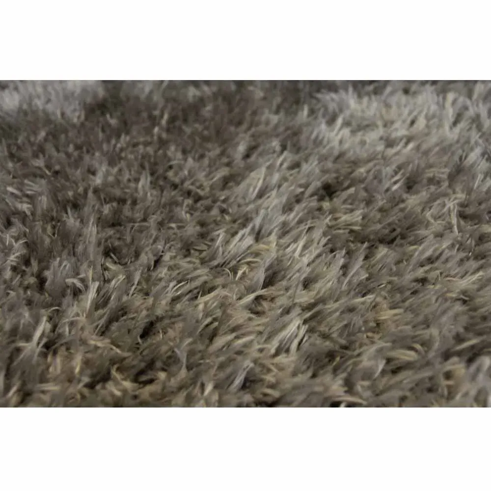 Supersoft Shaggy Rug - Grey, Polyester