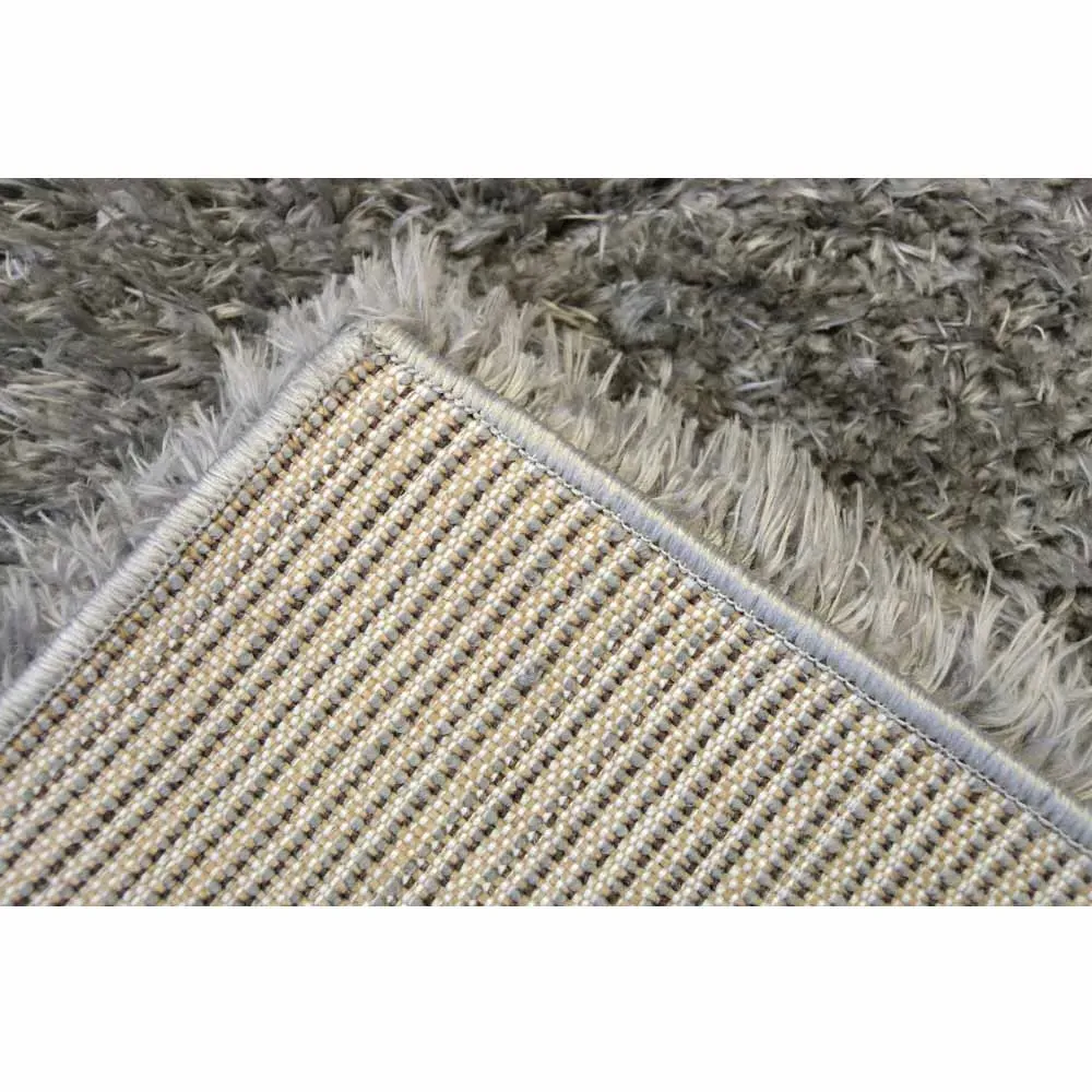 Supersoft Shaggy Rug - Grey, Polyester