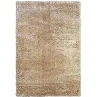 Supersoft Shaggy Rug - Natural, Polyester