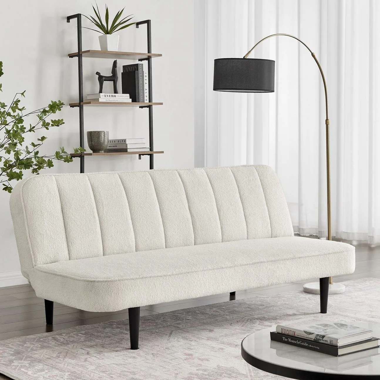 Sutton Sofa Bed - White image