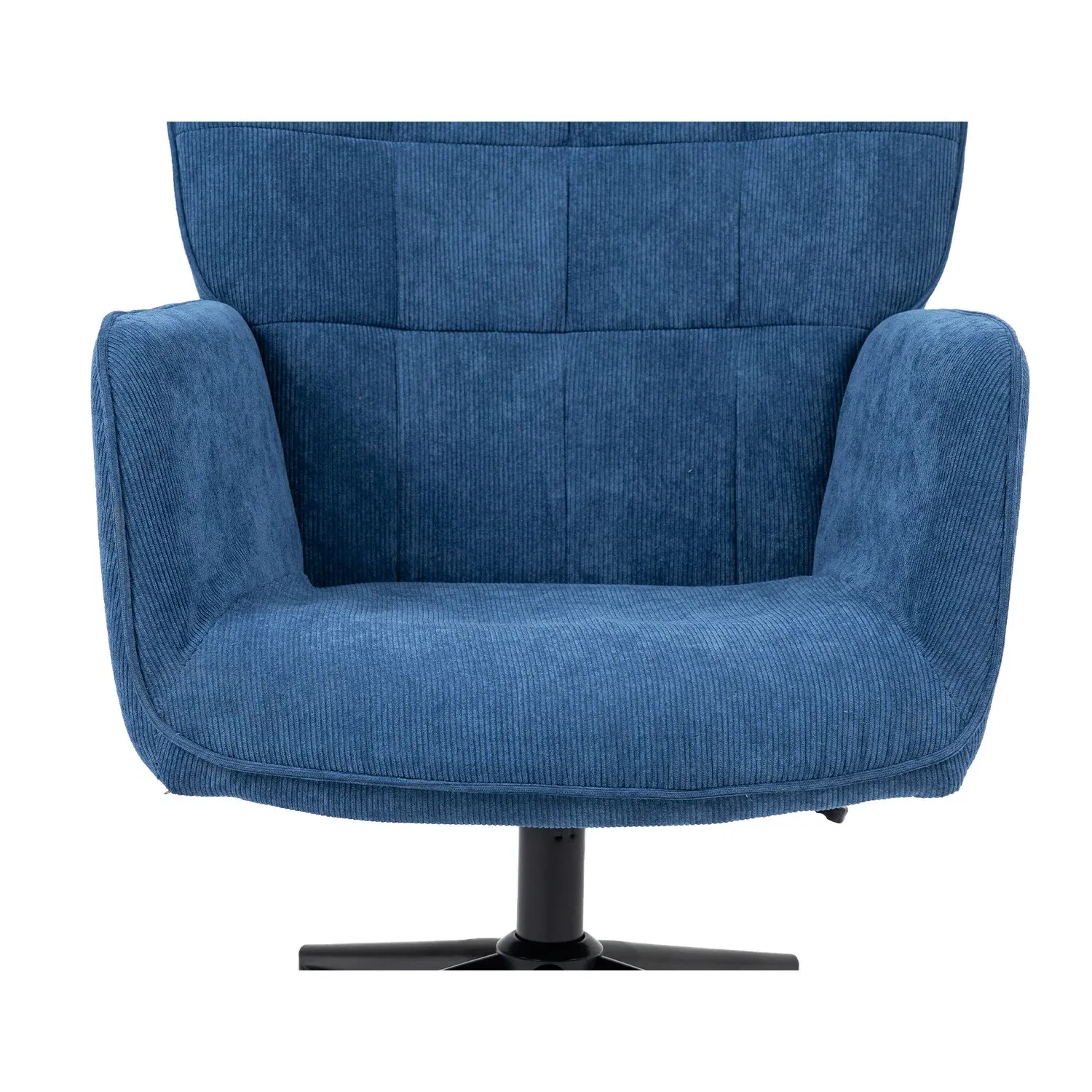 Sutton Swivel Office Chair - Blue, Corduroy