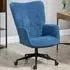 Sutton Swivel Office Chair - Blue, Corduroy