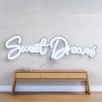 Sweet Dreams LED Neon Sign - White