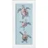 Swimming Turtles Framed Canvas Art - Blue