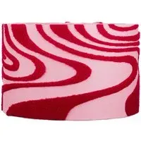 Swirl Embroidered Lamp Shade - Pink