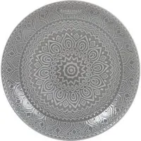 Swirl Stoneware 7.5" Side Plate - Grey