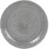 Swirl Stoneware 7.5" Side Plate - Grey