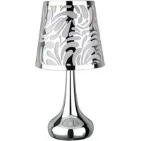 Swirl Touch Table Lamp - Silver