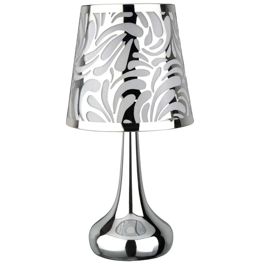 Swirl Touch Table Lamp - Silver image
