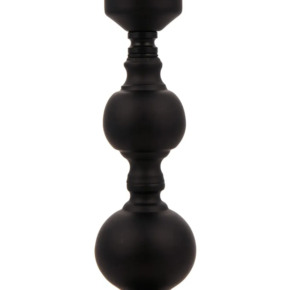 Table Top Hurricane Candle Holder - Black