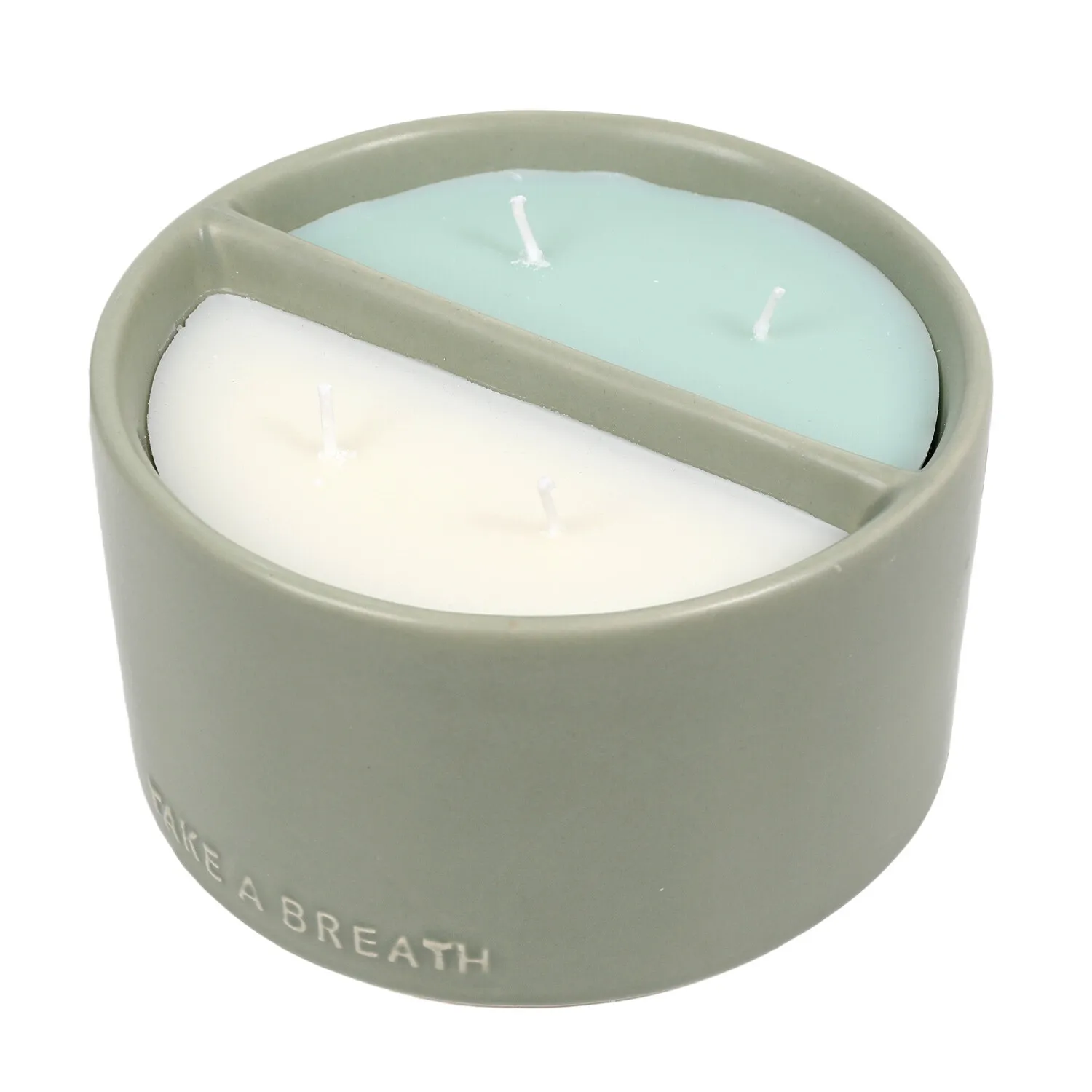 Take a Breath Duo Scented Candle - Wood and Vanilla