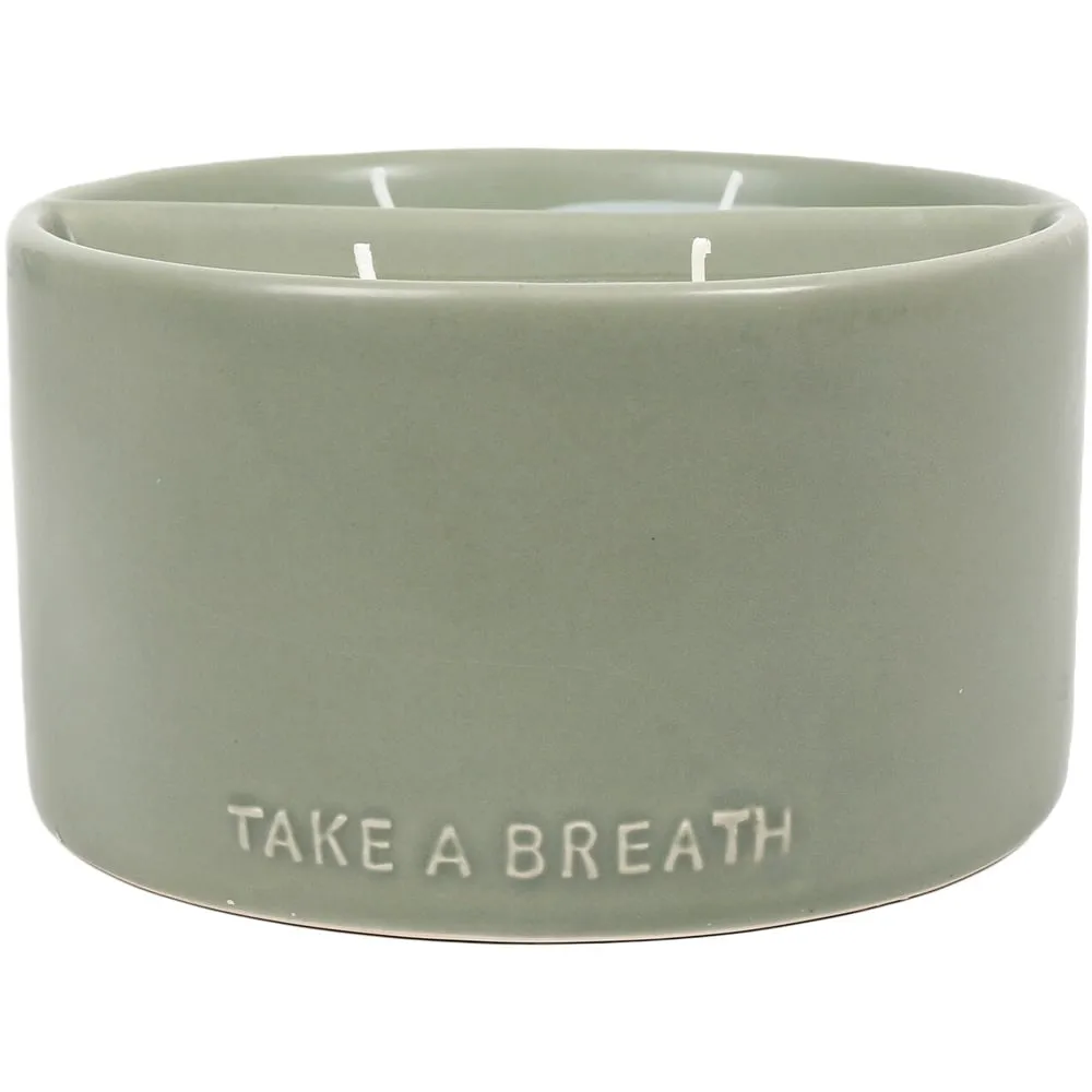 Take a Breath Duo Scented Candle - Wood and Vanilla