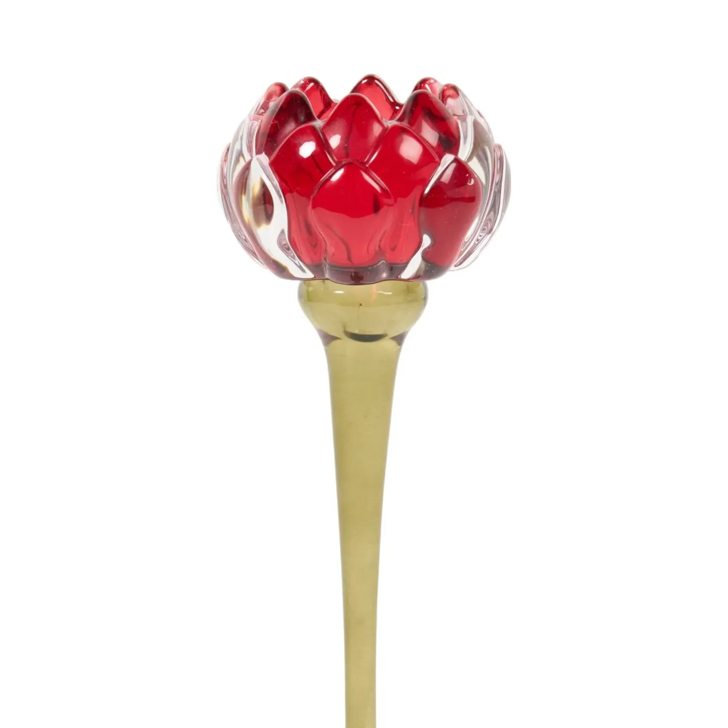 Tall Floral Candle Holder