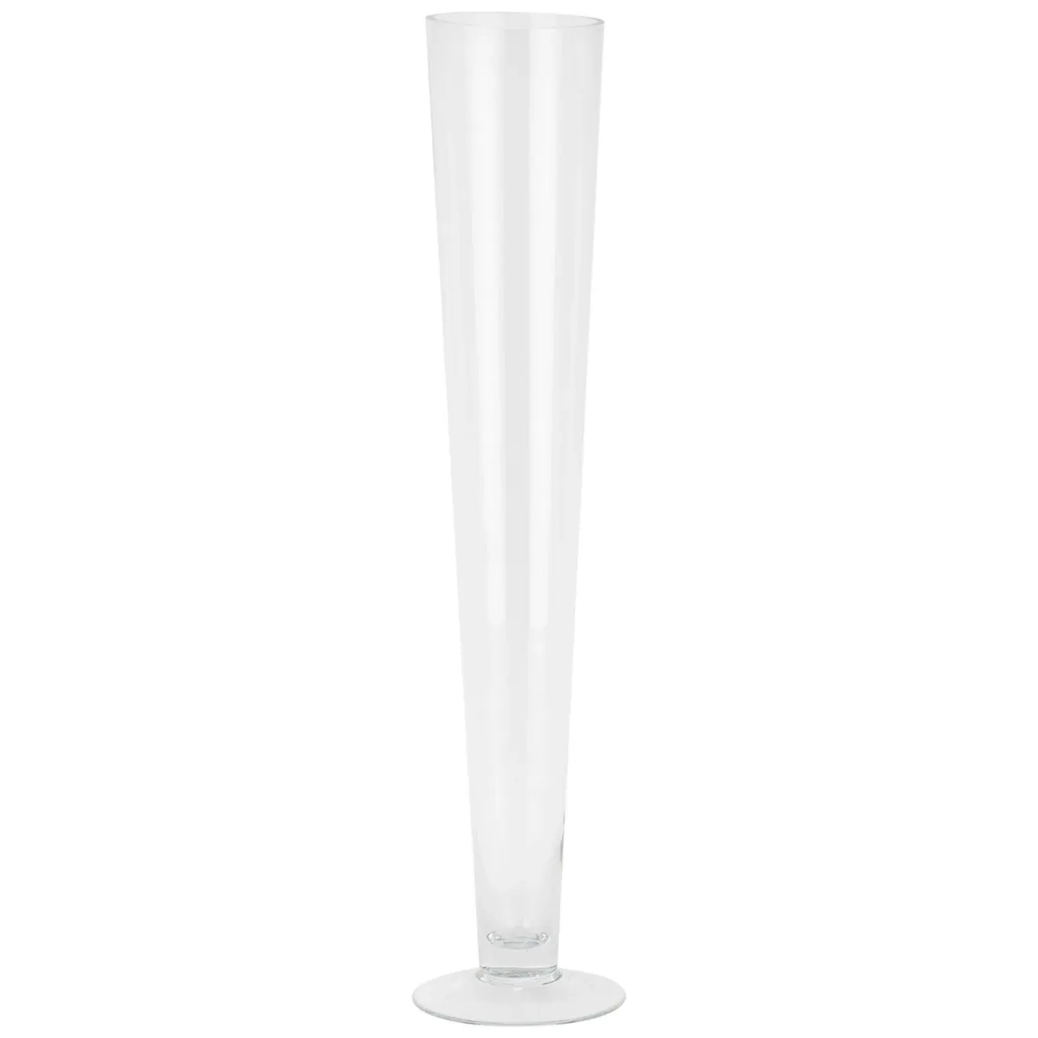 Tall Glass Vase - Clear