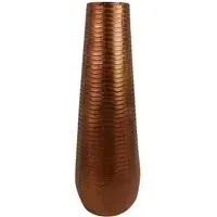 Tall Metal Vase - Bronze