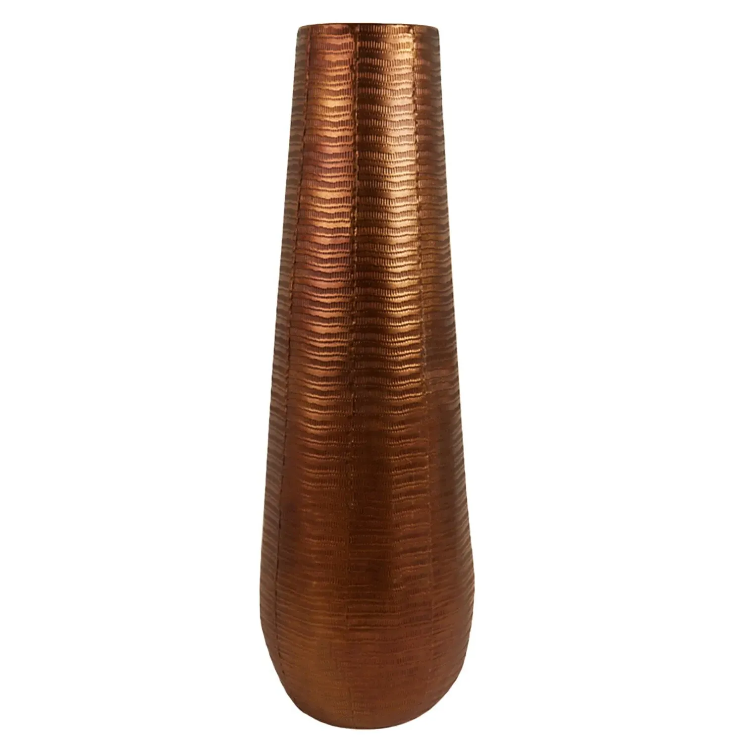 Tall Metal Vase - Bronze image