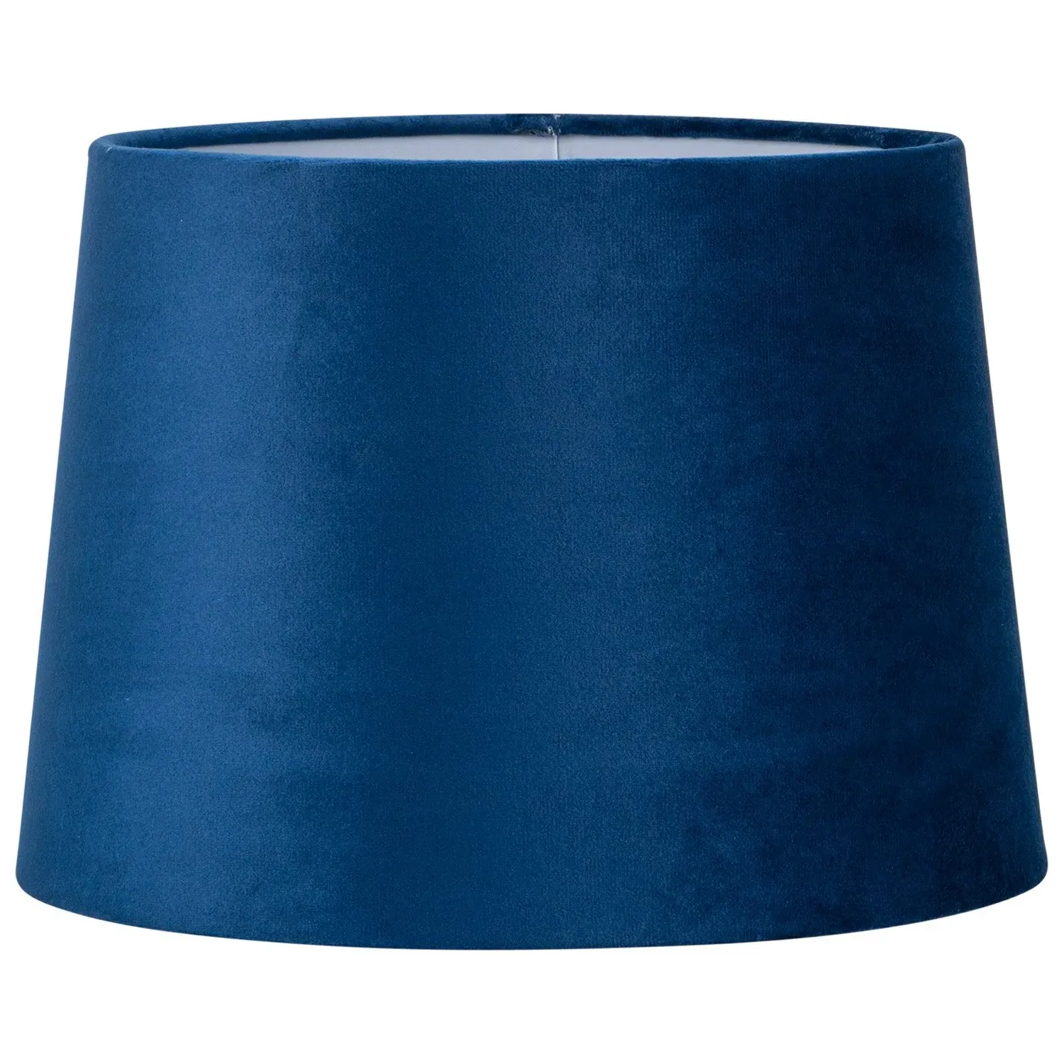 Tapered Drum Lamp Shade - Navy, Suede image