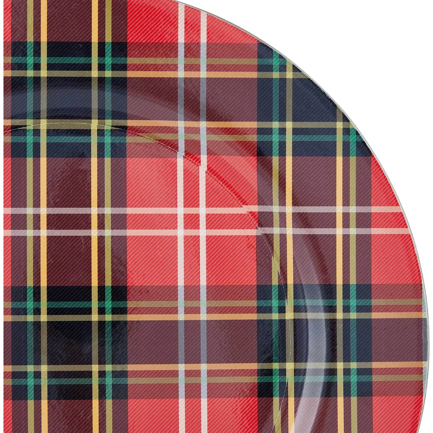 Tartan Charger Plate