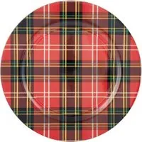 Tartan Charger Plate