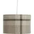 Tartan Lamp Shade - Grey