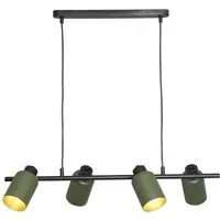 Tate 4 Light Ceiling Fitting - Green