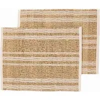 Tay Placemats Set of 2 - Cream, Seagrass