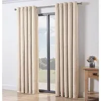 Taylor Eyelet Curtain - Natural