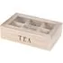 Tea Box with 6 Compartments