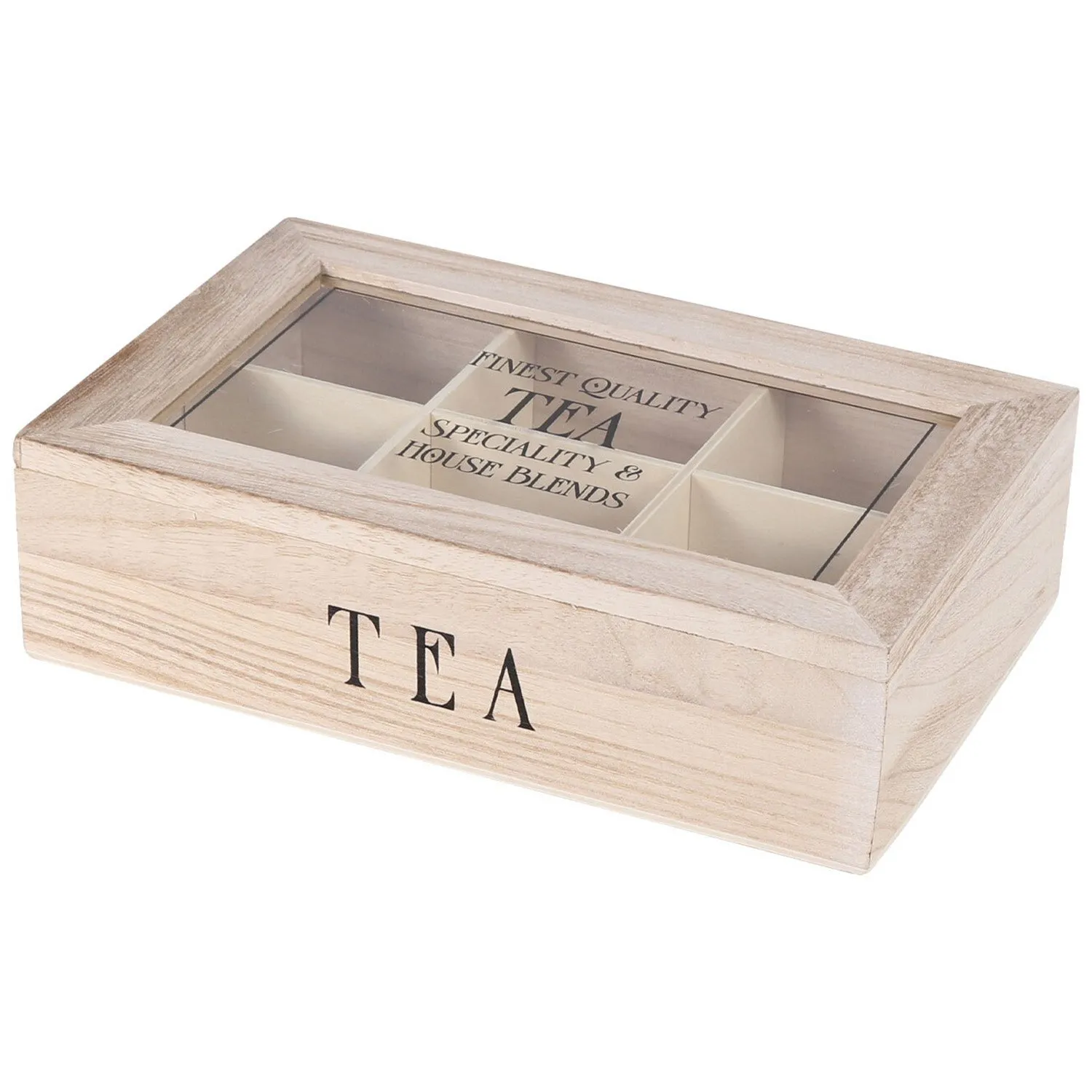 Tea Box with 6 Compartments image