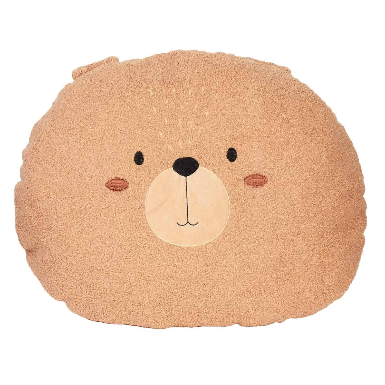 Teddy Bear Shaped Floor Cushion - Brown image