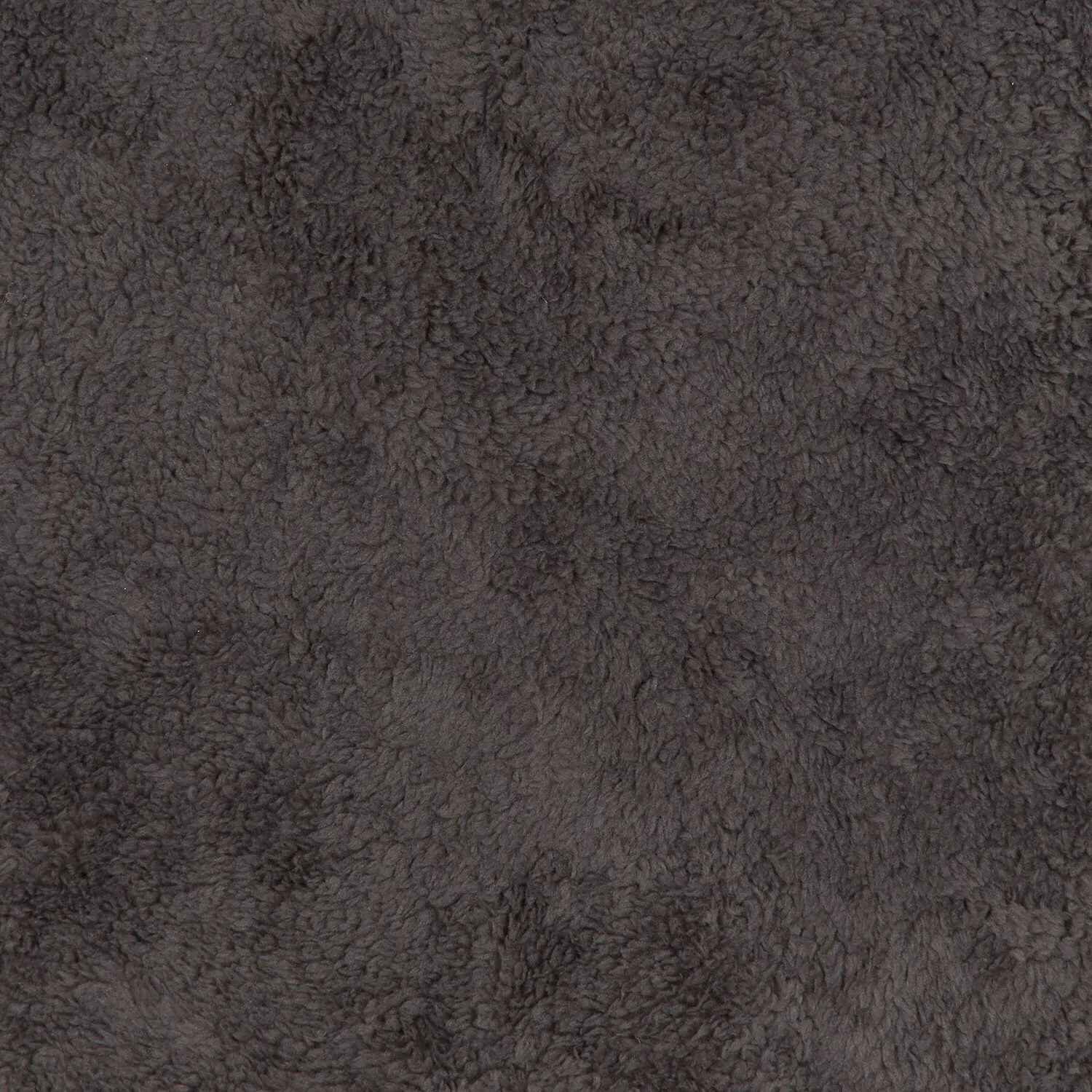 Teddy Fleece Cushion - Charcoal