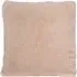 Teddy Fleece Cushion - Natural