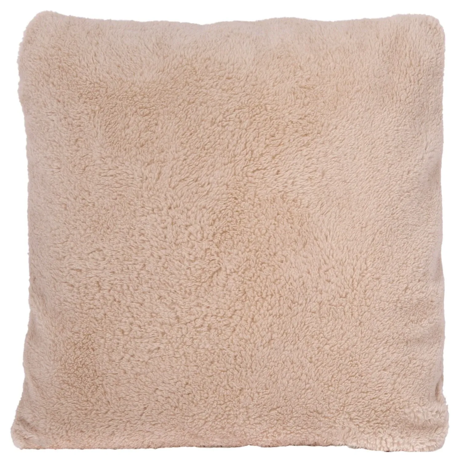 Teddy Fleece Cushion - Natural image