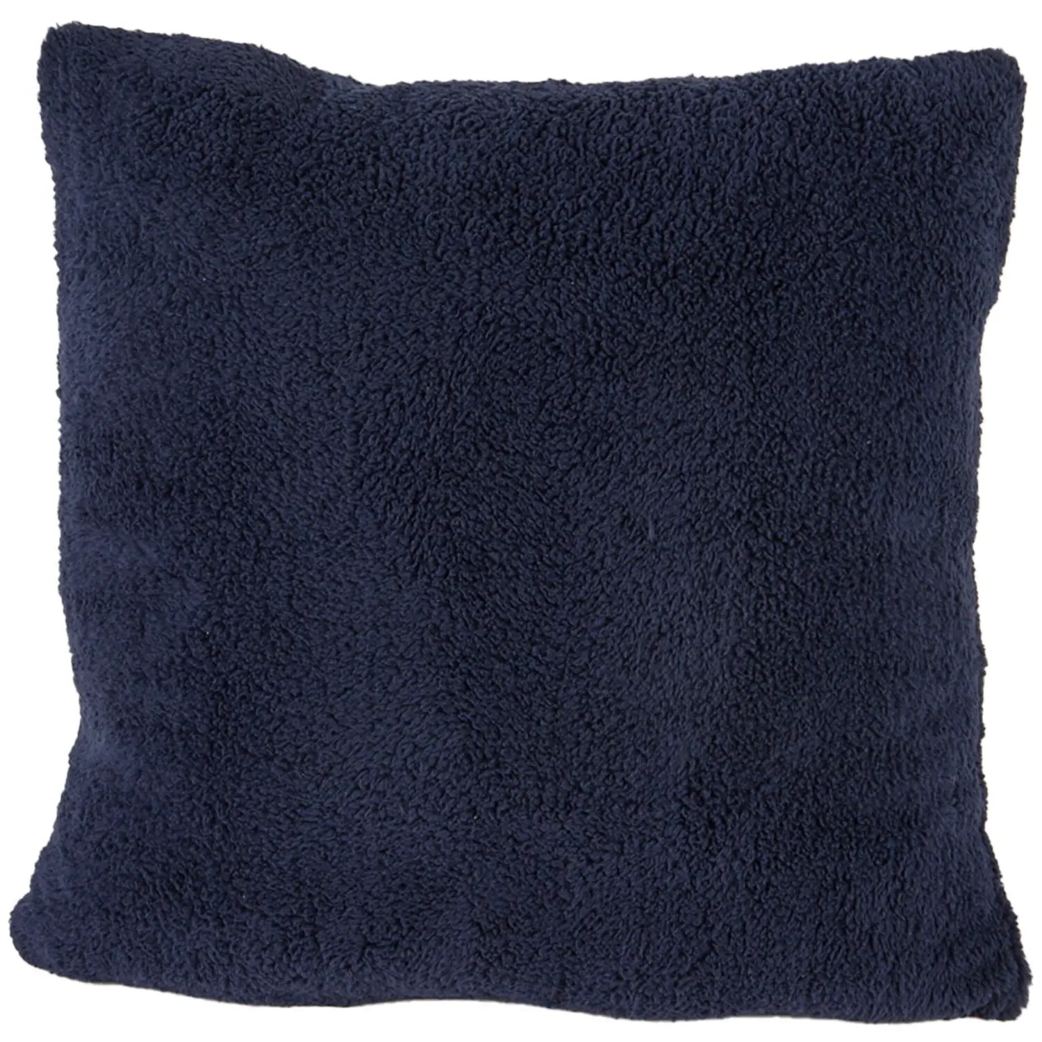 Teddy Fleece Cushion - Navy