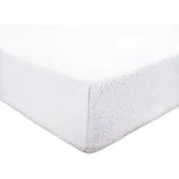 Teddy Fleece Fitted Sheet - White