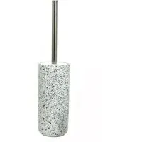 Terrazzo Toilet Brush Holder - White