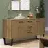 Texas 2 Door 3 Drawer Sideboard - Brown, Pine