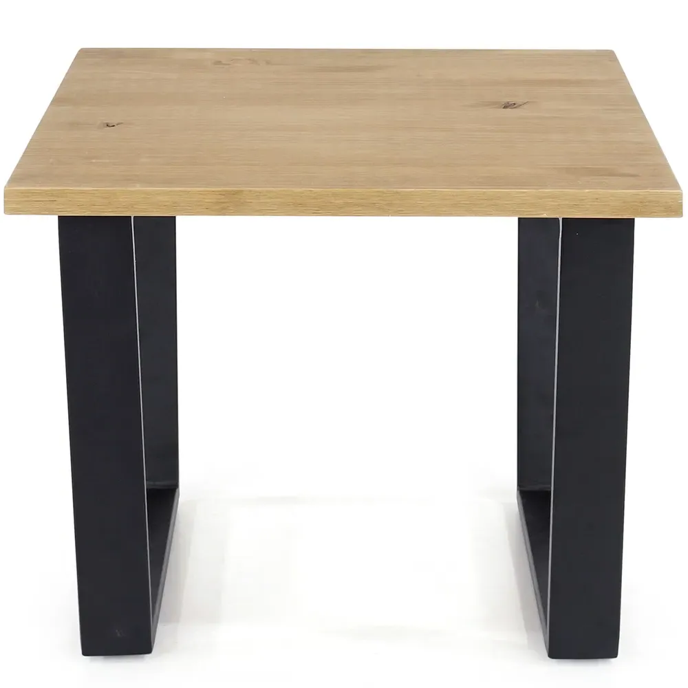 Texas Solid Wood Pine Lamp Table - Brown