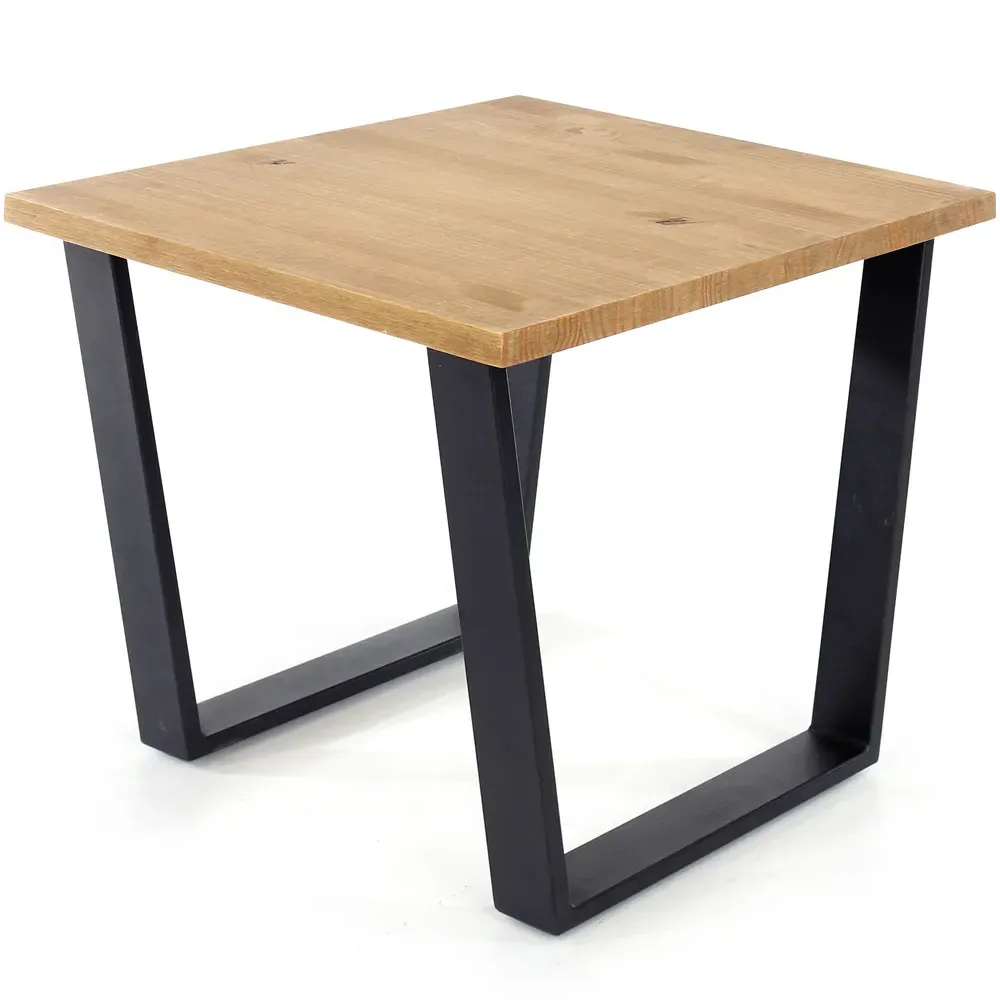 Texas Solid Wood Pine Lamp Table - Brown