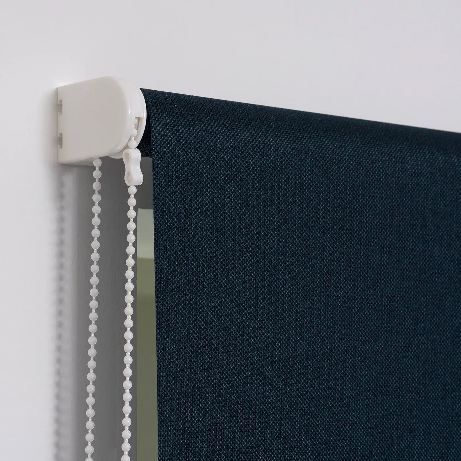 Textured Blackout Roller Blind 60cm - Blue