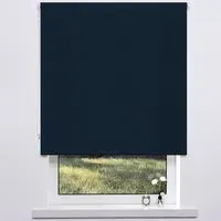 Textured Blackout Roller Blind 60cm - Blue