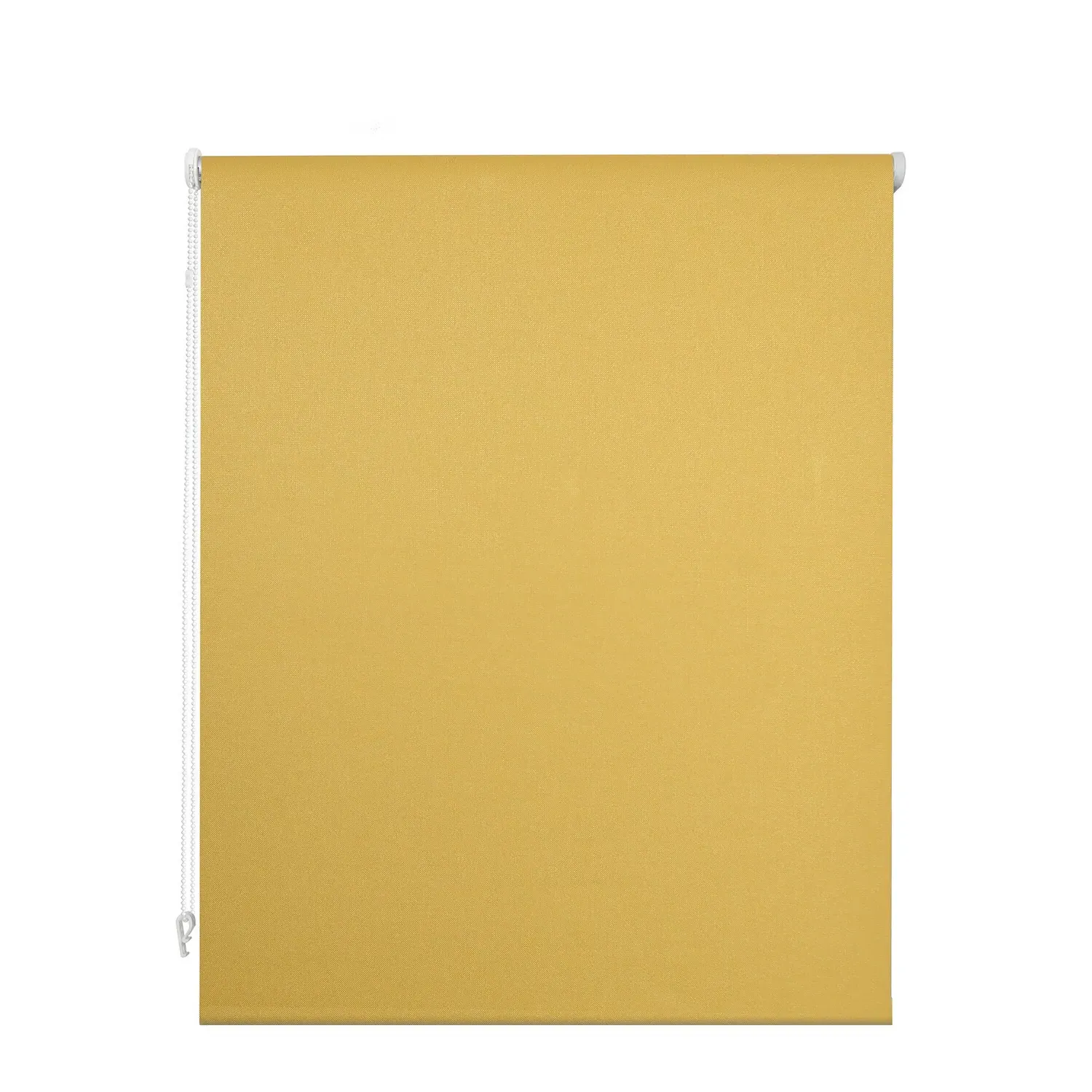 Textured Blackout Roller Blind 90cm - Ochre