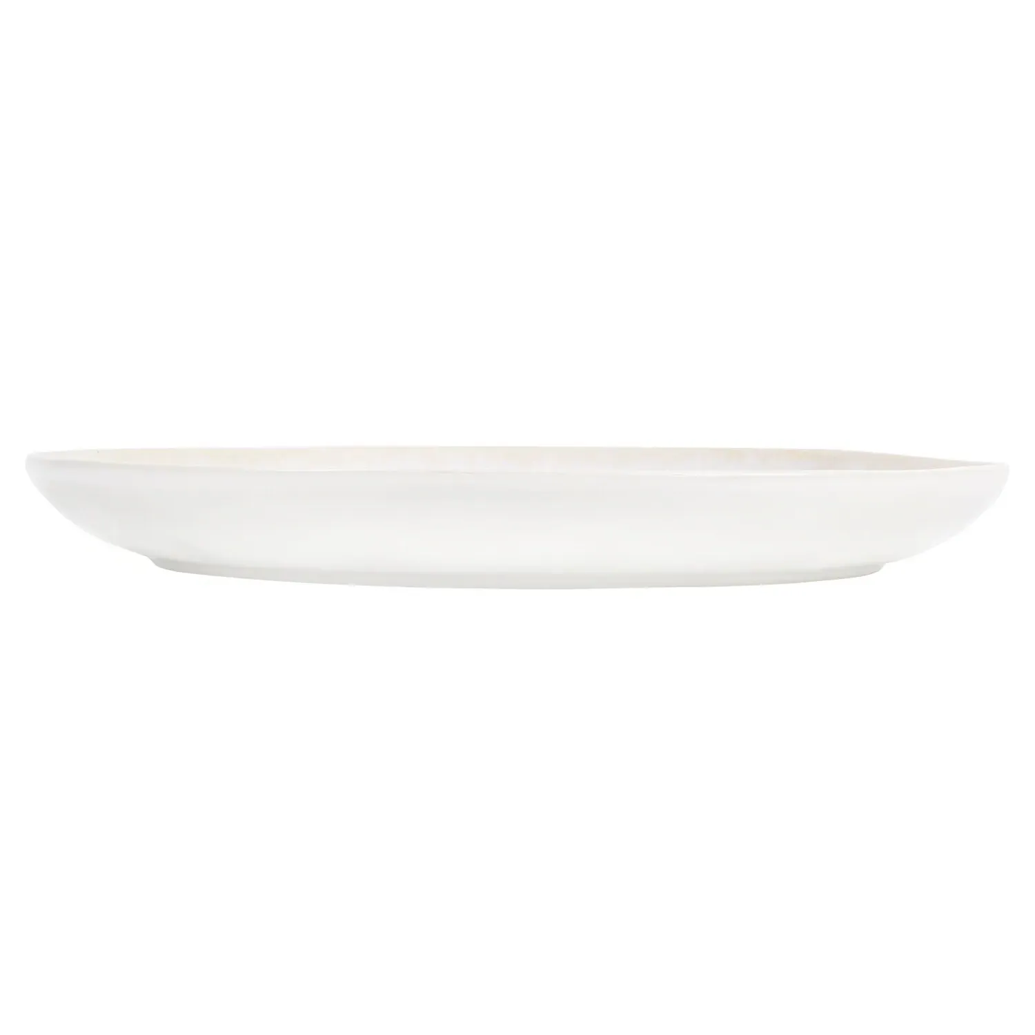 Textured Dinner Plate - White